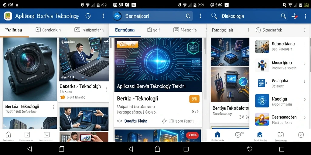 Tampilan antarmuka aplikasi 8II yang menarik dan fungsional.