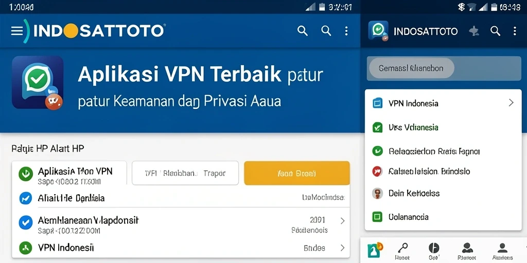 Antarmuka INDOSATTOTO yang sederhana dan mudah digunakan.
