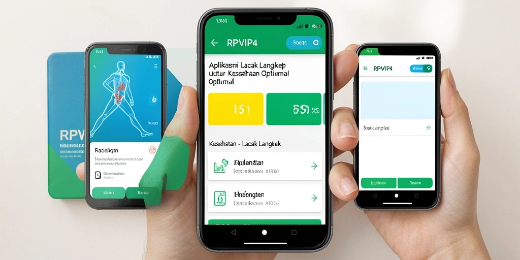 Tampilan antarmuka RPVIP4 yang menampilkan fungsi Lacak Langkah yang intuitif.