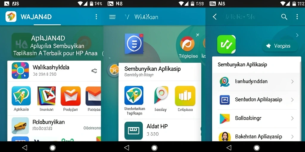 Tampilan antarmuka WAJAN4D yang sederhana dan efisien.